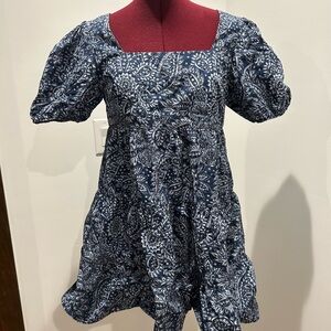 Floral Blue Dress -madewell